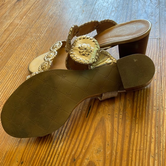 Size 10 Jack Rogers Lauren high heel, EUC. - Picture 3 of 4